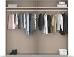 rauch Schwebetürenschrank »Kleiderschrank Schrank Garderobe Schlafzimmerschrank APOLLON« inkl. praktischem Hängeelement mit 6 Kleiderhaken MADE IN GERMANY