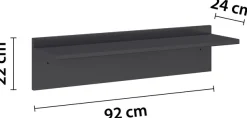 rauch Wandregal »Wandboard Regal Hängeregal JOEL« Belastbarkeit: 5kg,praktisches Wandregal Breite 92 cm MADE IN GERMANY