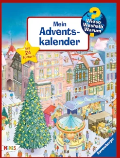 Ravensburger Adventskalender »Ravensburger Minis - Mein Adventskalender 2026 -Wieso? Weshalb? Warum?« ab 3 Jahren
