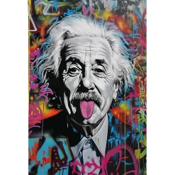 Reinders! Poster »Einstein Tongue« Hobbyraum - Mehrfarbig - 150 gr.Papier - Street Art - 61x91,5 cm
