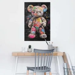 Reinders! Poster »Graffiti-Bär« Kinderzimmer - Mehrfarbig - 150 gr.Papier - Tiere - 61x91,5 cm