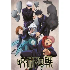 Reinders! Poster »Jujutsu Kaisen - Jujutsushi« Teenager Zimmer - Mehrfarbig - 150 gr. Papier - Cartoons - 61x91,5 cm