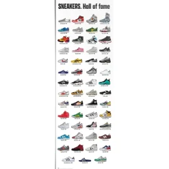 Reinders! Poster »Sneakers - hall of fame« Teenager Zimmer - Mehrfarbig - 170 gr. Papier - Fashion - 53x158 cm