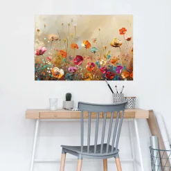 Reinders! Poster »Sommerliches Blumenfeld« Hobbyraum - Mehrfarbig - 150 gr.Papier - 91,5x61 cm