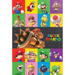 Reinders! Poster »Super Mario - characters« Kinderzimmer - Mehrfarbig - 150 gr.Papier - Games - 61x91,5 cm