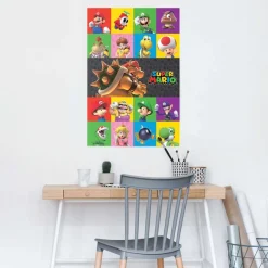 Reinders! Poster »Super Mario - characters« Kinderzimmer - Mehrfarbig - 150 gr.Papier - Games - 61x91,5 cm