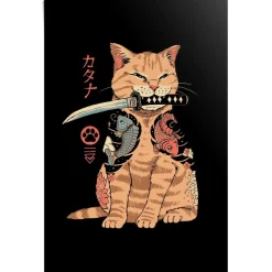 Reinders! Poster »Vincent Trinidad - catana« Hobbyraum - Schwarz - 150 gr.Papier - Berühmte Künstler - 61x91,5 cm