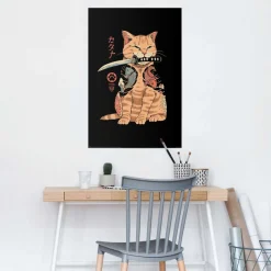 Reinders! Poster »Vincent Trinidad - catana« Hobbyraum - Schwarz - 150 gr.Papier - Berühmte Künstler - 61x91,5 cm