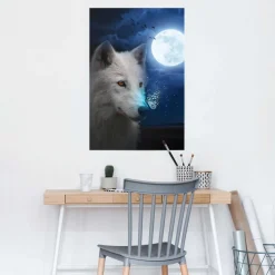 Reinders! Poster »Weißer Wolf«