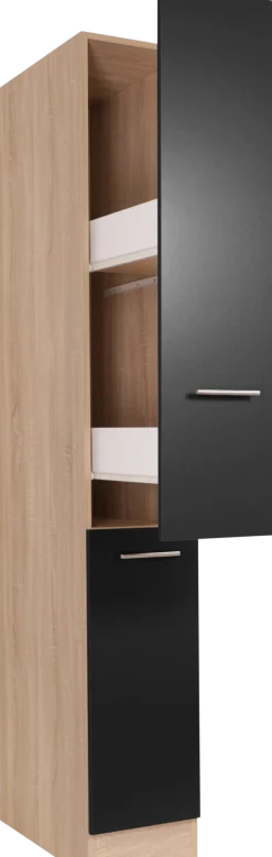 RESPEKTA Apothekerschrank »Merle« Breite 30 cm, Metallstangengriffe, Höhe 200 cm