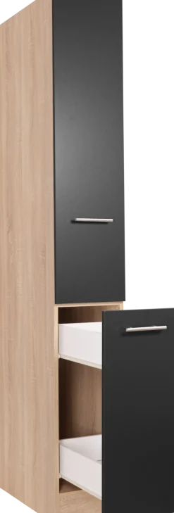 RESPEKTA Apothekerschrank »Merle« Breite 30 cm, Metallstangengriffe, Höhe 200 cm