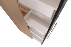 RESPEKTA Apothekerschrank »Merle« Breite 30 cm, Metallstangengriffe, Höhe 200 cm