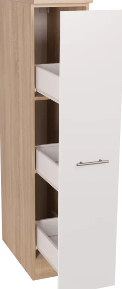 RESPEKTA Apothekerschrank »Merle« Breite 30 cm, Metallstangengriffe, Höhe 144,8 cm