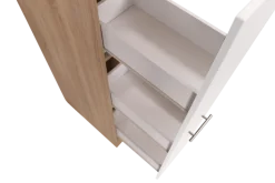 RESPEKTA Apothekerschrank »Merle« Breite 30 cm, Metallstangengriffe, Höhe 144,8 cm