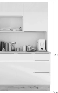 RESPEKTA Buffet »Safado aus der Serie Marleen« Breite 120 cm, mit Soft-Close, in exklusiver Konfiguration für OTTO