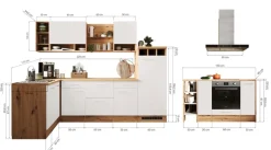 RESPEKTA Kücheninsel »Hilde« Breite 280 cm, 90 cm Arbeitshöhe, in exklusiver Konfiguration für OTTO
