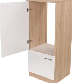 RESPEKTA Kühlumbauschrank »Merle« Breite 60 cm, Türen wechselseitig anschlagbar, Höhe 144,8 cm