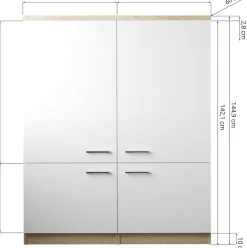 RESPEKTA Mehrzweckschrank-Set »Merle«