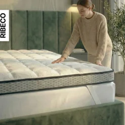 RIBECO Topper »Aaron MINI, Topper 90x200 cm,140x200, 180x200 cm & mehr« Matratze, Boxspringbett geeignet, ergonomisch, Made in EU, RG 40