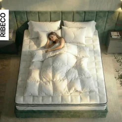RIBECO Topper »Aaron MINI, Topper 90x200 cm,140x200, 180x200 cm & mehr« Matratze, Boxspringbett geeignet, ergonomisch, Made in EU, RG 40