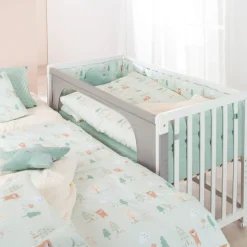 roba® Babybett »Room Bed - Woodland Buddies« als Beistell-, Kinder- und Juniorbett verwendbar