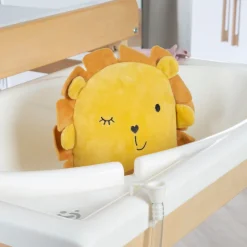 roba® Bade- und Wickelregal »Baby Pool, natur« bis 15 kg inkl. herausziehbarer Badewanne und Wickelauflage weiß 56 cm