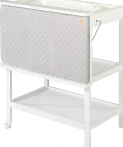 roba® Bade- und Wickelregal »Style, Baby Pool, weiß« bis 11 kg inkl. Wickelauflage silbergrau 47 cm
