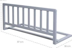 roba® Bettschutzgitter »Bettschutzgitter 90 cm, taupe«