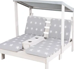 roba® Doppelliege »2er Gartenliege aus Holz« für Kinder
