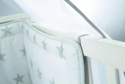 roba® Himmelbettgarnitur »Little Stars, wendbar« 4-tlg., mit Bettwäsche, Nestchen und Himmel
