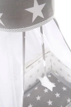 roba® Himmelbettgarnitur »Little Stars, wendbar« 4-tlg., mit Bettwäsche, Nestchen und Himmel