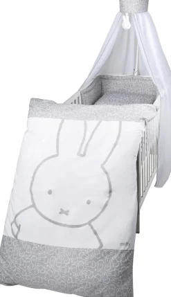 roba® Himmelbettgarnitur »miffy®« 4-tlg., mit Bettwäsche, Nestchen und Himmel