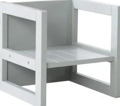 roba® Kinderhocker »grau« für Kinder mit 3 verschiedenen Sitzhöhen; auch als Tisch verwendbar