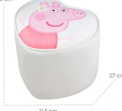 roba® Kinderhocker »Peppa Pig« in Herzform
