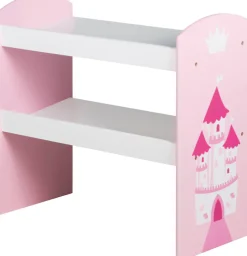 roba® Kinderregal »Krone, rosa/pink« inklusive 5 Stoffboxen in 2 Größen