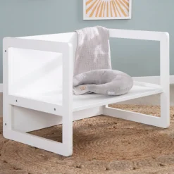 roba® Kindersitzgruppe »3in1, weiß« als Wendehocker mit 3 verschiedenen Höhen verwendbar