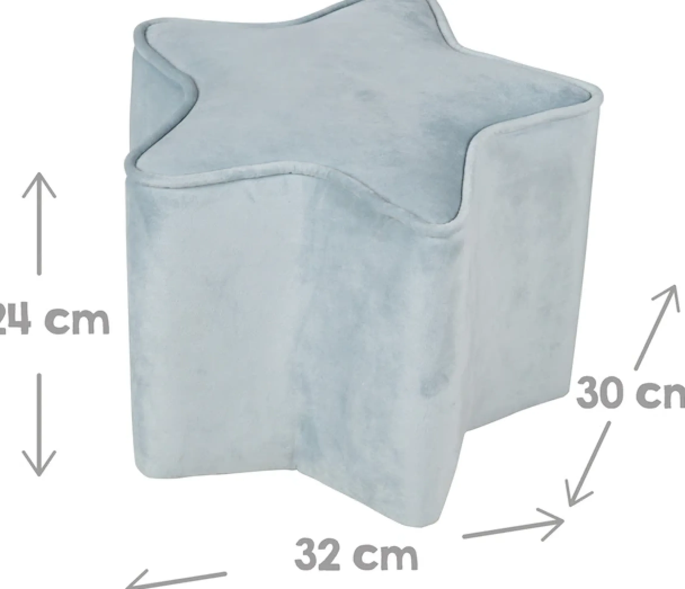roba® Kindersitzgruppe »Lil Sofa« Set, 3 Stk. tlg. bestehend aus Kindersofa, Kinderhocker und Dekokissen in Sternform