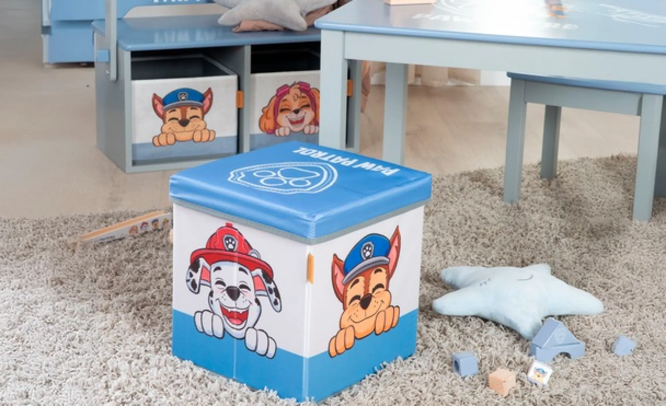 roba® Kindersitzgruppe »Paw Patrol« Set,mit Tisch und Sitzhocker