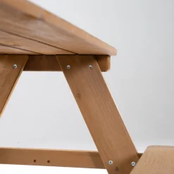 roba® Kindersitzgruppe »Picknick for 4 Outdoor Deluxe, Teakholz-Optik« mit abgerundeten Ecken