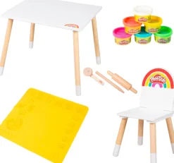 roba® Kindersitzgruppe »Play-Doh« Set,inkl. 3D Kreativmatte, Knete und Zubehör