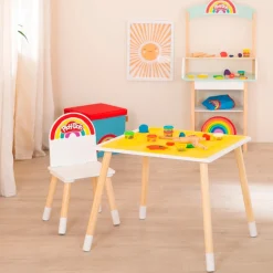 roba® Kindersitzgruppe »Play-Doh« Set,inkl. 3D Kreativmatte, Knete und Zubehör