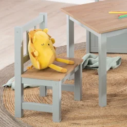 roba® Kindersitzgruppe »Woody, Holzdekor/taupe« 3 Stk. tlg.