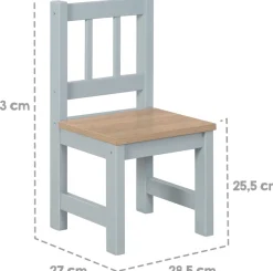 roba® Kindersitzgruppe »Woody, Holzdekor/taupe« 3 Stk. tlg.