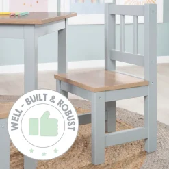 roba® Kindersitzgruppe »Woody, Holzdekor/taupe« 3 Stk. tlg.