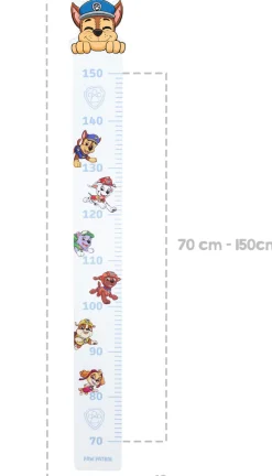roba® Messlatte »PAW Patrol« mit Paw Patrol Motiv, Skala bis 150 cm