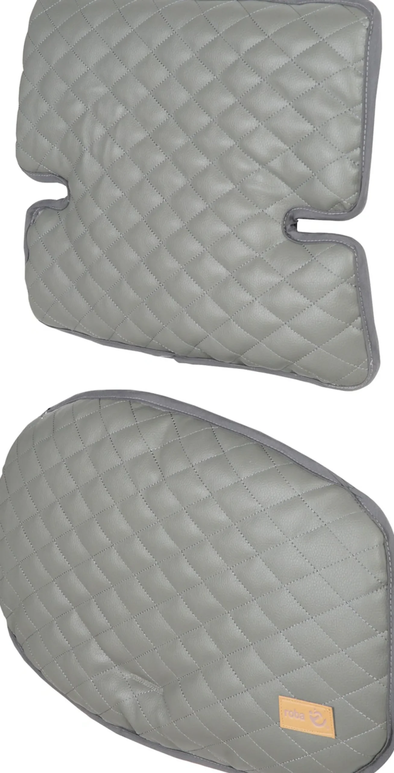 roba® Sitzverkleinerer »Sit Up Luxe, stone gesteppt, 2-teilig« 2 Stk. tlg.