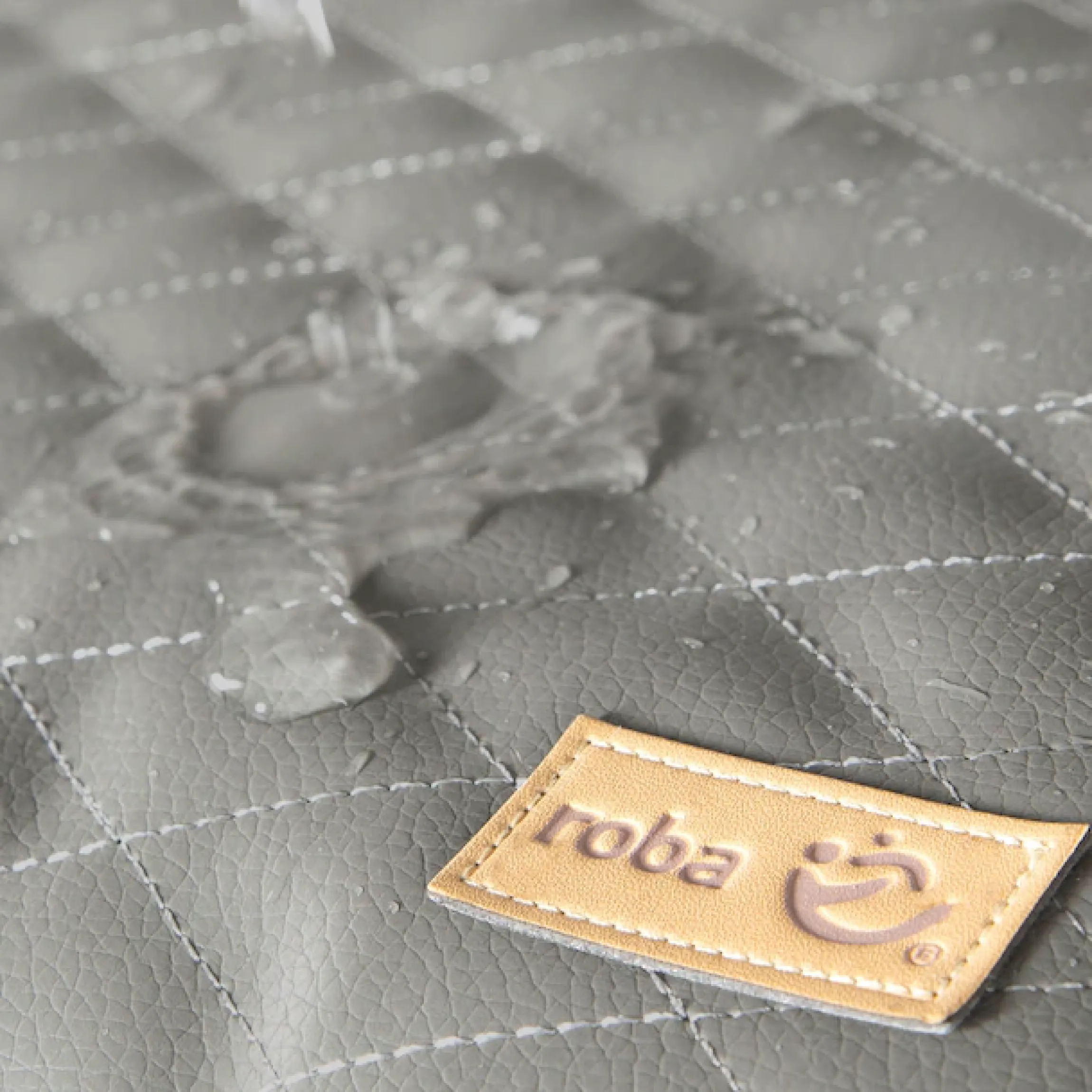 roba® Sitzverkleinerer »Sit Up Luxe, stone gesteppt, 2-teilig« 2 Stk. tlg.