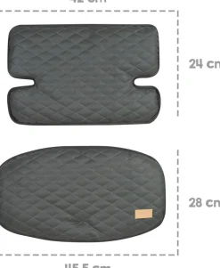 roba® Sitzverkleinerer »Sit Up Luxe, graphite gesteppt, 2-teilig« 2 Stk. tlg.