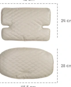 roba® Sitzverkleinerer »Sit Up Luxe, greyish gesteppt« 2 Stk. tlg.