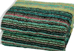 ROSS Handtücher »Missoni-Serie« aus feinster Baumwolle, dezente Streifen, Multifarben